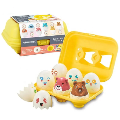 Geometric Eggs 6 pcs