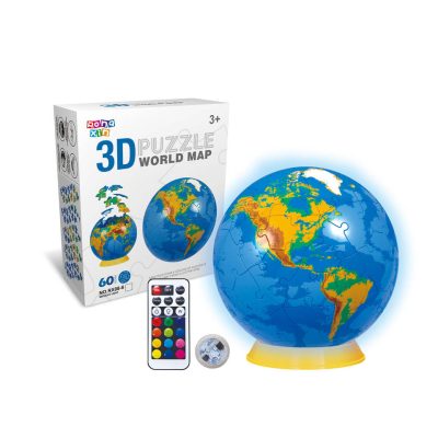 3D puzzle Earth LED