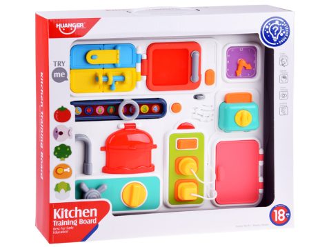 eng pl Manipulative board kitchen with sound effects and lights Montessori ZA4658 19917 1