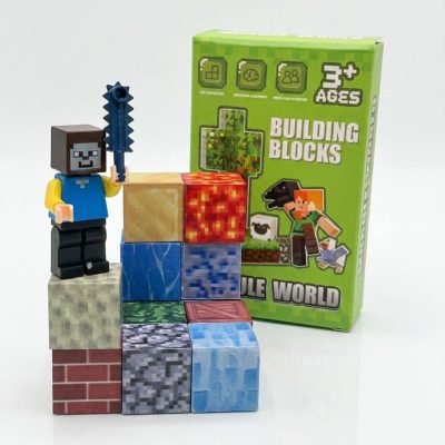 Minecraft Blocks 12 Pcs