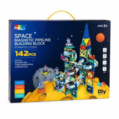 Space Magnetic Building Blocks 142 Pcs
