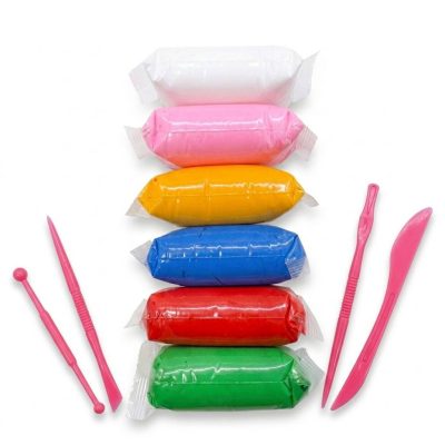 صلصال فوم 6 ألوان  (50 جرام)