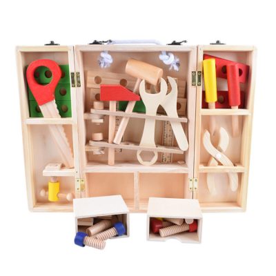 Wooden Portable Toolbox