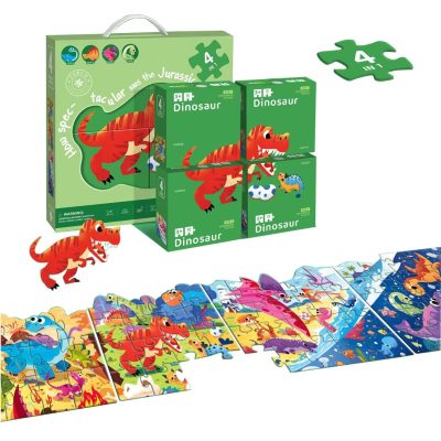 Dinosaur Puzzle 4in1