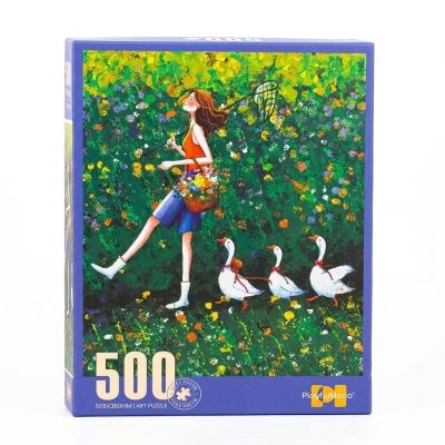 احجية Flower Picking Girl 500 قطعة